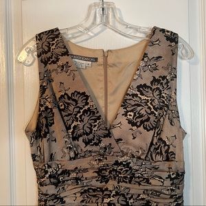 Maggy London Silk Dress size 8 black and